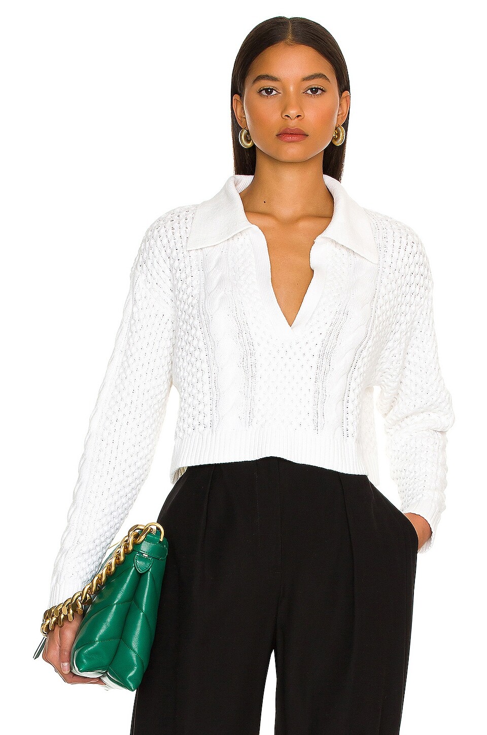 Пуловер L'Academie Miles Cable, белый
Пуловер L'Academie Miles Cable, белый