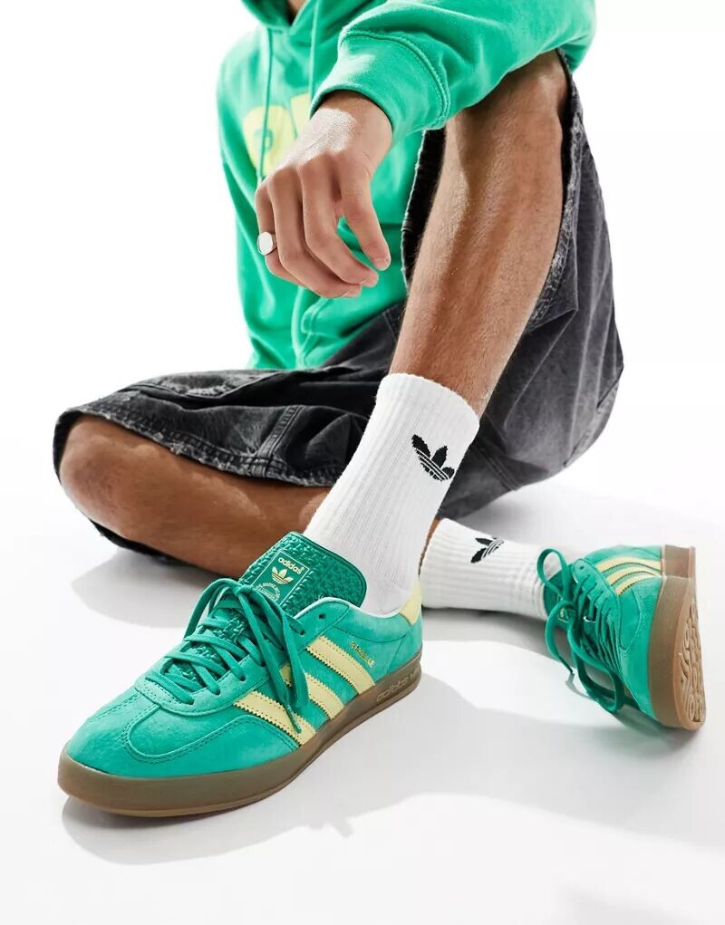 Зелено-желтые кроссовки adidas Originals Gazelle Indoor, Зеленый, Зелено-желтые кроссовки adidas Originals Gazelle Indoor
Зелено-желтые кроссовки adidas Originals Gazelle Indoor, Зеленый, Зелено-желтые кроссовки adidas Originals Gazelle Indoor