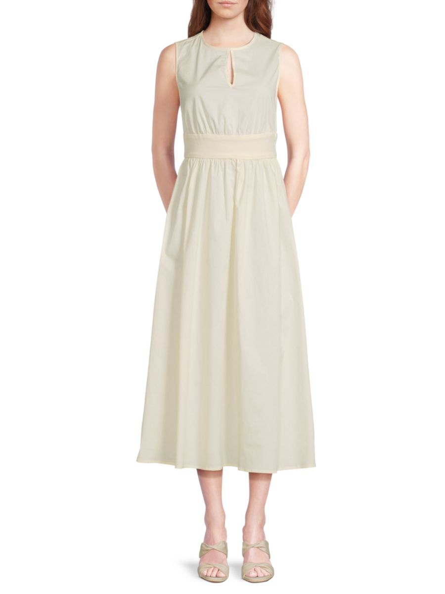 Платье миди из хлопковой смеси с вырезом-замочной скважиной WeWoreWhat, слоновая кость
Платье миди из хлопковой смеси с вырезом-замочной скважиной WeWoreWhat, слоновая кость