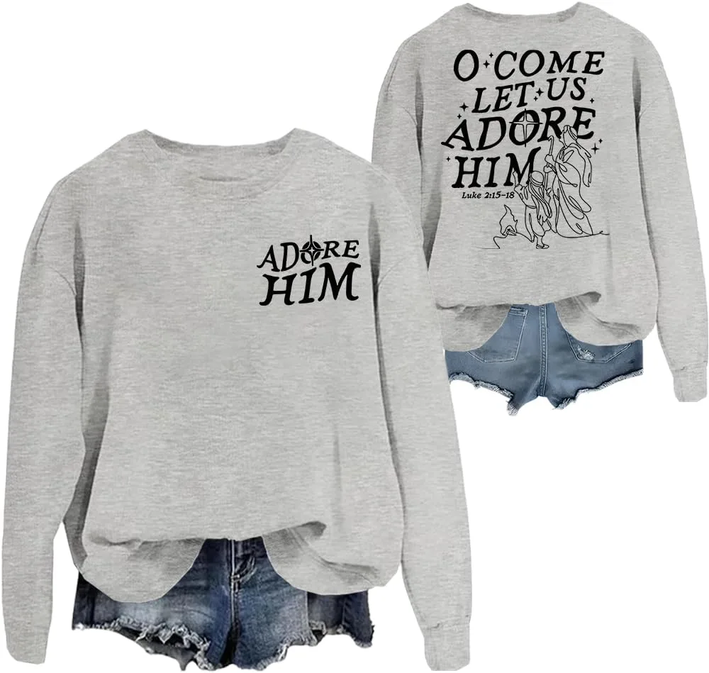Свитшот Oh Come Let Us Adore Him woati
Свитшот Oh Come Let Us Adore Him woati
