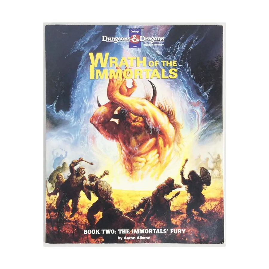 Wrath of the Immortals - The Immortal's Fury Book Only!, Basic Dungeons & Dragons (Original Edition) - Box Sets & Core Rules, мягкая обложка
Wrath of the Immortals - The Immortal's Fury Book Only!, Basic Dungeons & Dragons (Original Edition) - Box Sets & Core Rules, мягкая обложка