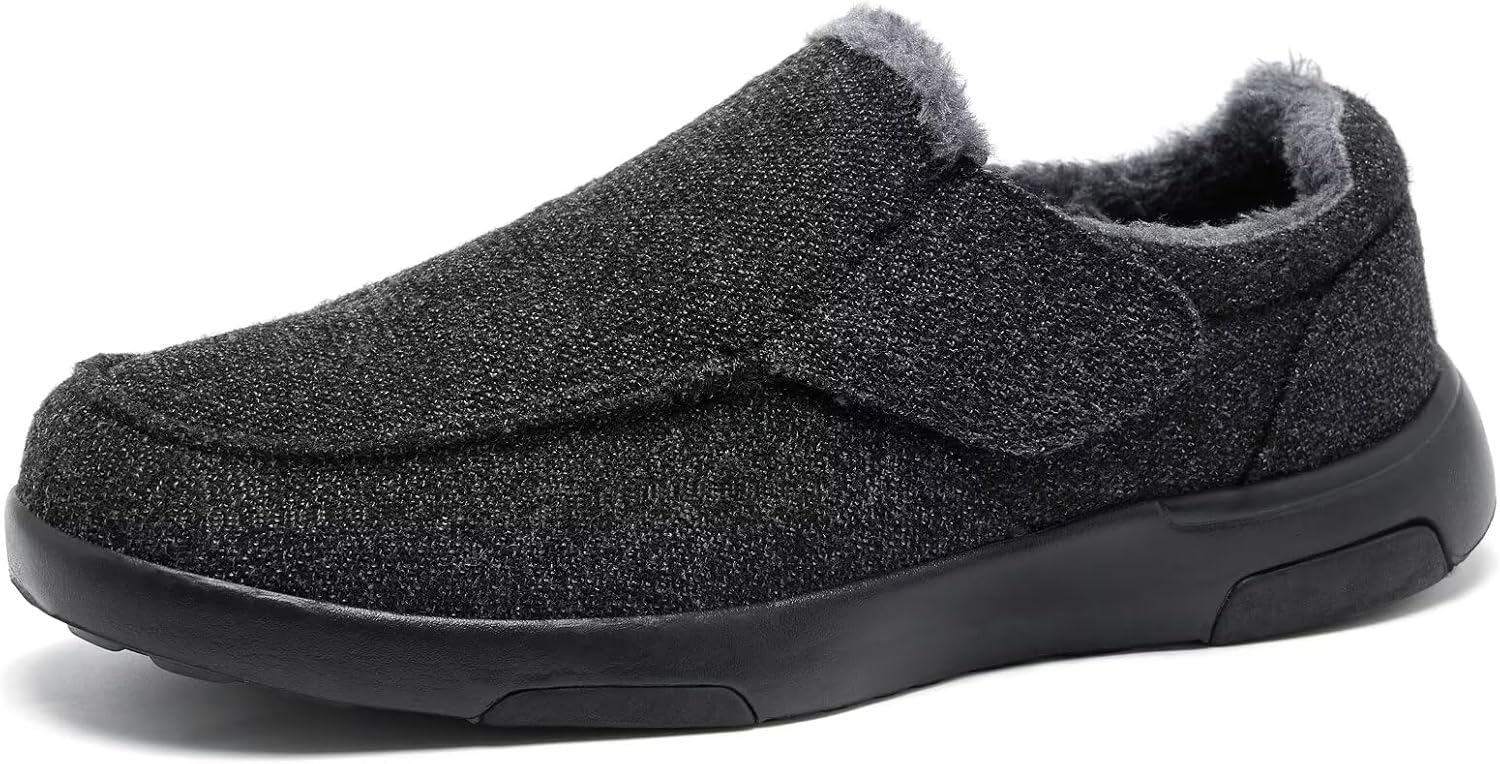 Мужские ортопедические тапочки OrthoComfoot с поддержкой свода стопы: слипоны-лоаферы при подошвенном фасците, повседневные туфли на плоскую ножку с застежкой-липучкой для облегчения боли в ногах и пятках, черный
Мужские ортопедические тапочки OrthoComfoot с поддержкой свода стопы: слипоны-лоаферы при подошвенном фасците, повседневные туфли на плоскую ножку с застежкой-липучкой для облегчения боли в ногах и пятках, черный