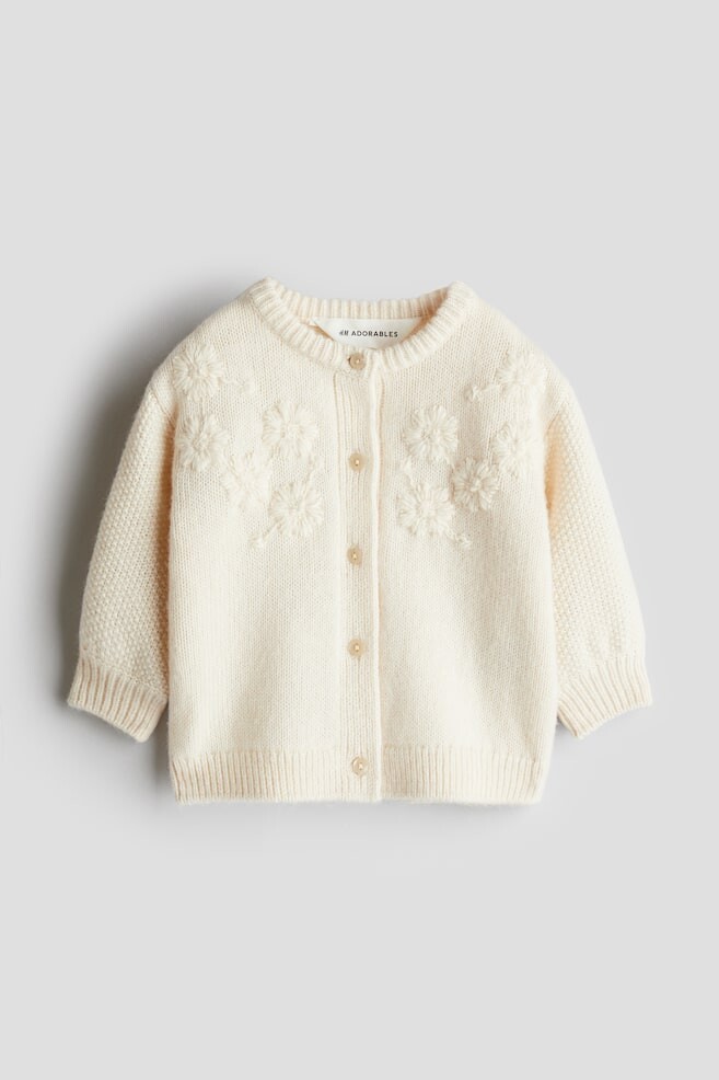 Кардиган из смеси шерсти H&M, бежевый
Кардиган из смеси шерсти H&M, бежевый