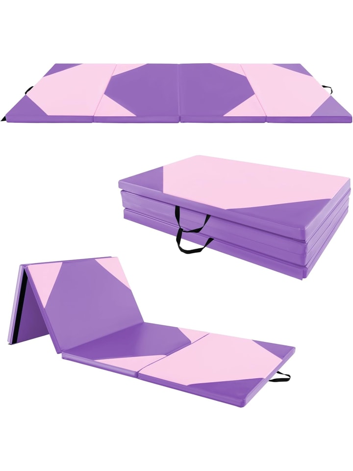 COSTWAY Складной мягкий напольный коврик 300x120 см, фиолетовый
COSTWAY Складной мягкий напольный коврик 300x120 см, фиолетовый