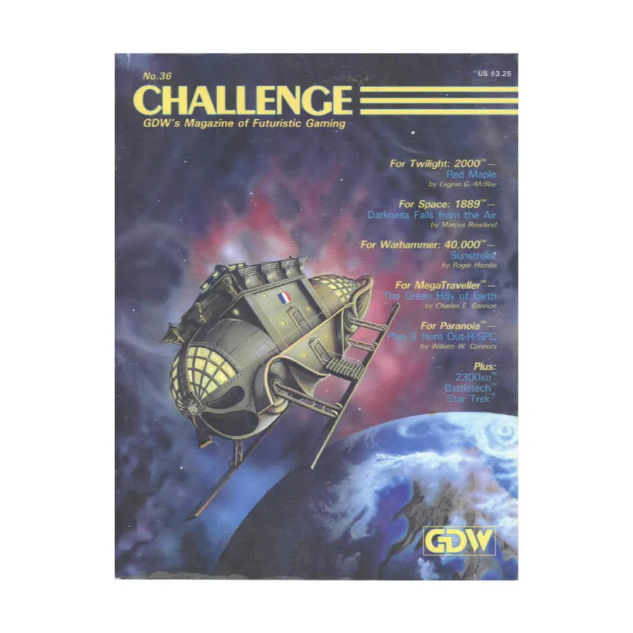 Журнал #36 "Twilight - 2000, Space - 1889, MegaTraveller & Paranoia Adventures", Challenge Magazine
Журнал #36 "Twilight - 2000, Space - 1889, MegaTraveller & Paranoia Adventures", Challenge Magazine