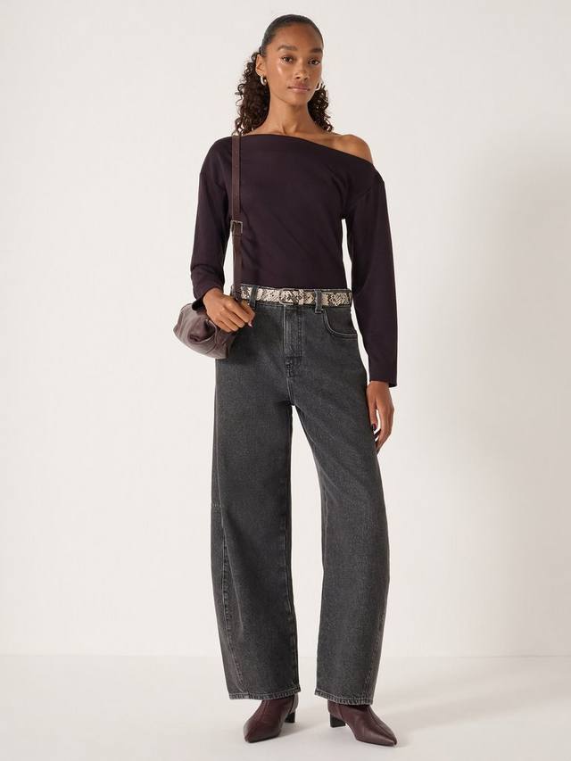 Хлопковая блузка с асимметричным вырезом HUSH
Хлопковая блузка с асимметричным вырезом HUSH