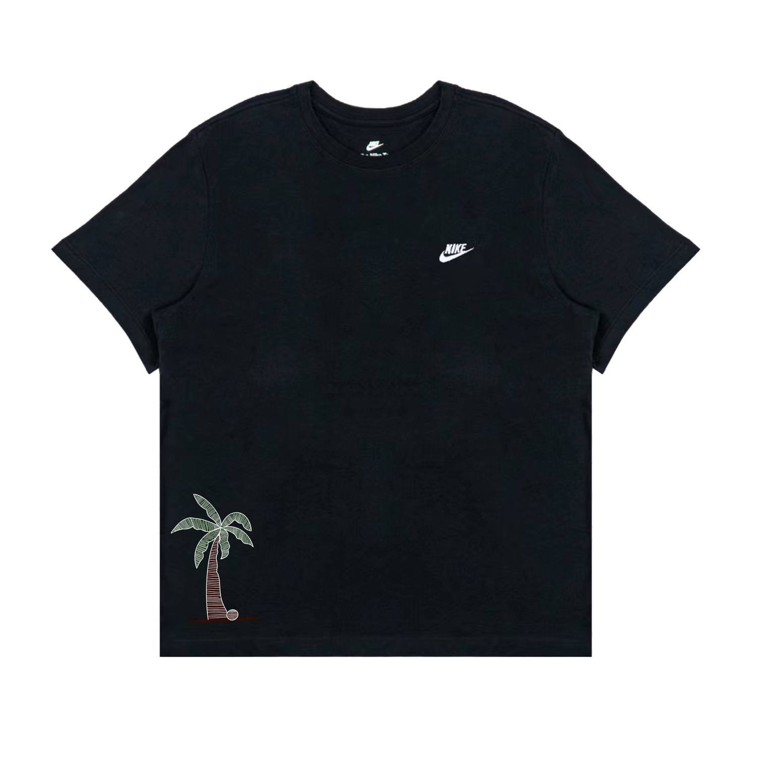 Футболка мужская с коротким рукавом и круглым вырезом, спортивная, с вышитым логотипом и мелким принтом Nike, черный
Футболка мужская с коротким рукавом и круглым вырезом, спортивная, с вышитым логотипом и мелким принтом Nike, черный