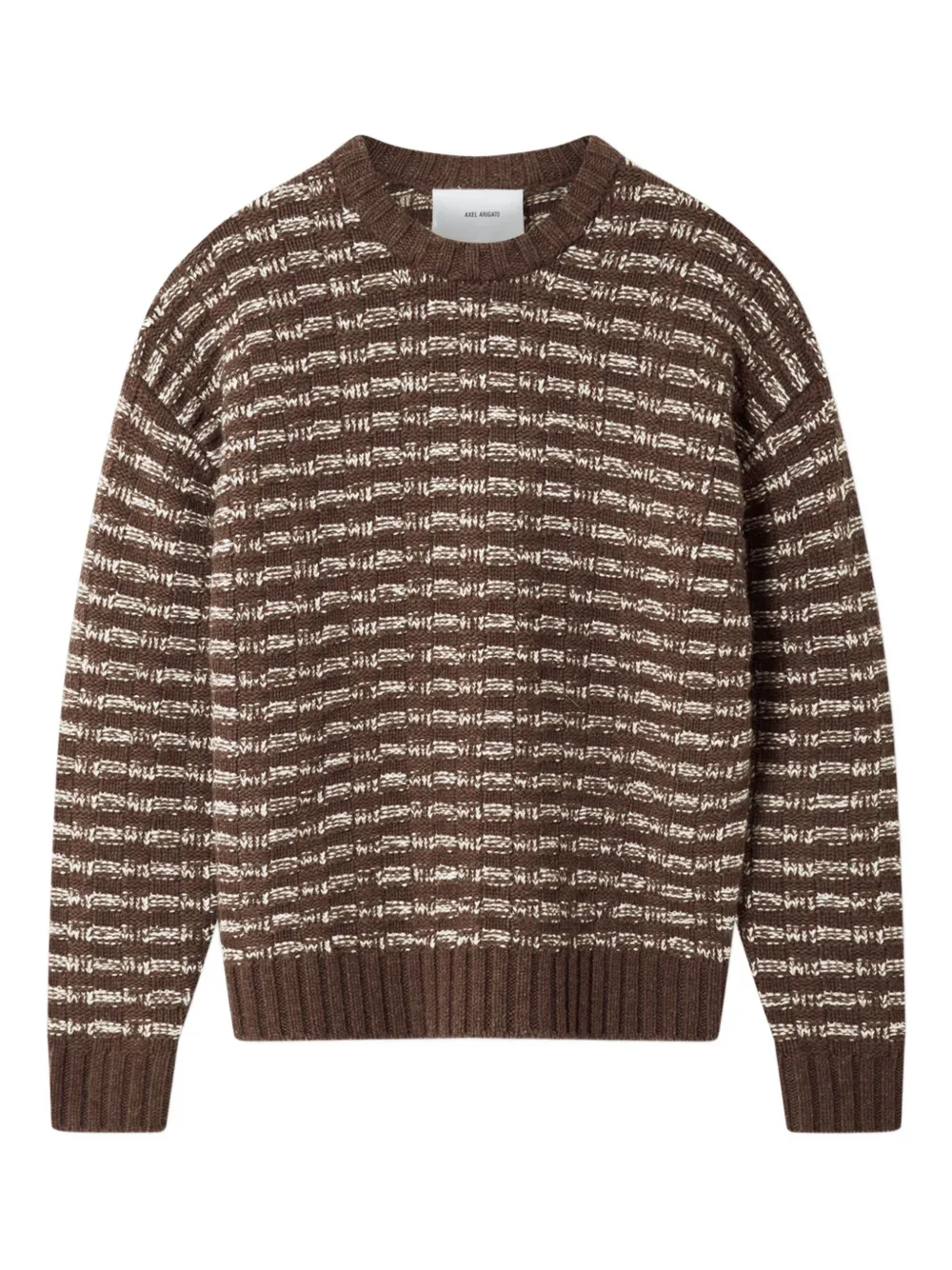 Свитер Sonar в полоску Axel Arigato, коричневый
Свитер Sonar в полоску Axel Arigato, коричневый