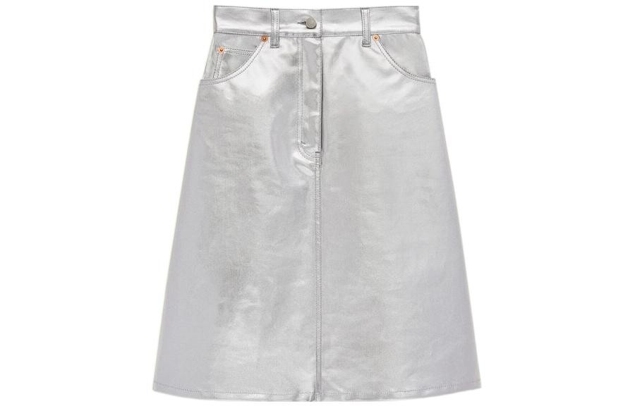 Юбка женская Gucci, серебристый
Юбка женская Gucci, серебристый