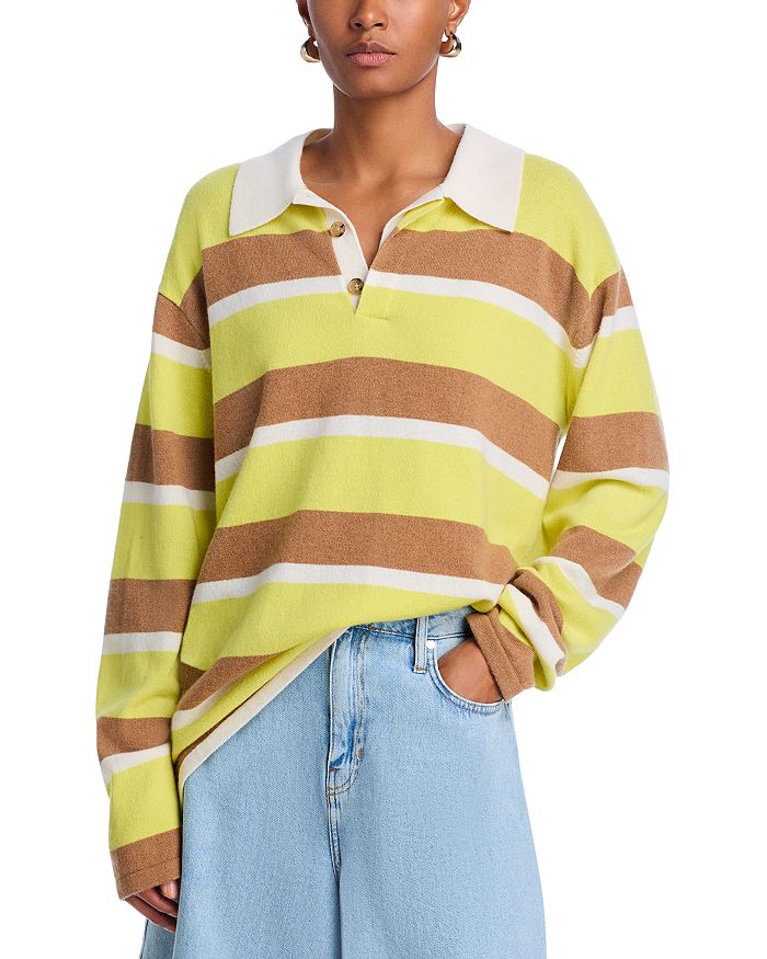 Кашемировый топ для регби Guest in Residence, желтый
Кашемировый топ для регби Guest in Residence, желтый