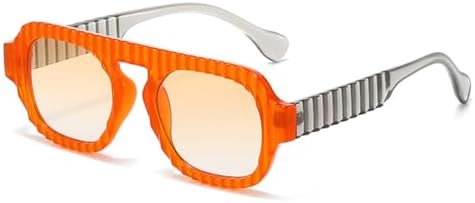 Солнцезащитные очки с градиентным переходом цвета (2027) для женщин, защита от УФ-излучения UV400, двухцветные, солнцезащитные очки для мужчин MTZJH, Orange Gray Orange
Солнцезащитные очки с градиентным переходом цвета (2027) для женщин, защита от УФ-излучения UV400, двухцветные, солнцезащитные очки для мужчин MTZJH, Orange Gray Orange