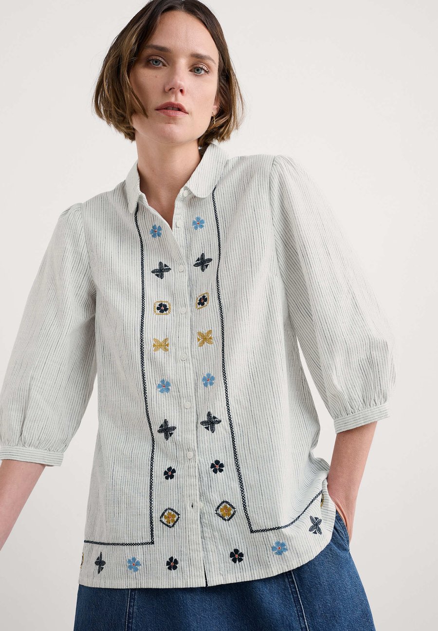 Блуза Seasalt Cornwall HOPE COTTAGE EMBROIDERED , Navy Simplicity Stripe Chalk Maritime/Dark-Blue Denim
Блуза Seasalt Cornwall HOPE COTTAGE EMBROIDERED , Navy Simplicity Stripe Chalk Maritime/Dark-Blue Denim