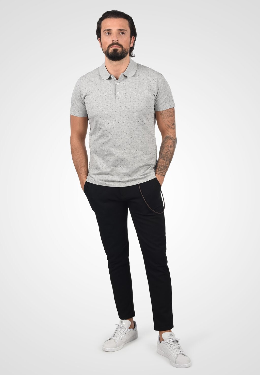 Рубашка поло Casual Friday, светло-серый
Рубашка поло Casual Friday, светло-серый