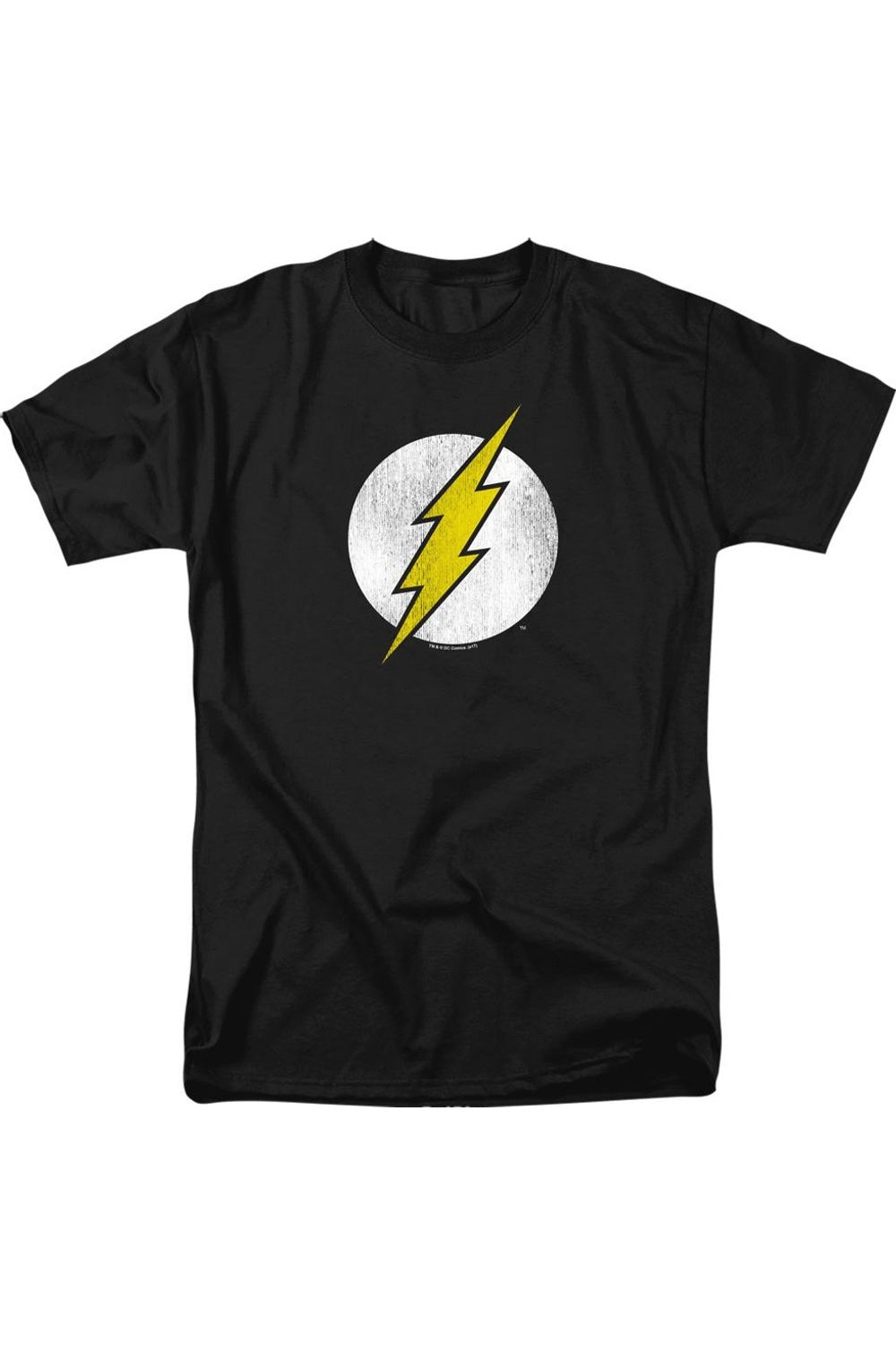 Футболка с коротким рукавом и логотипом DC Comics Flash Flash, состаренная, для взрослых Gildan, черный 
Футболка с коротким рукавом и логотипом DC Comics Flash Flash, состаренная, для взрослых Gildan, черный