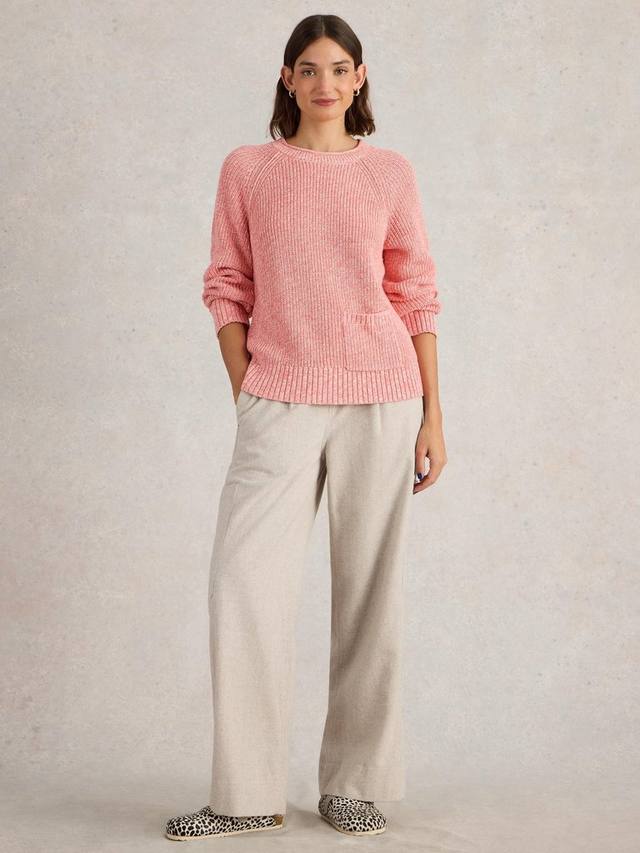 Джемпер из чистого органического хлопка с переплетенной пряжей bailey White Stuff, цвет Mid Coral 
Джемпер из чистого органического хлопка с переплетенной пряжей bailey White Stuff, цвет Mid Coral