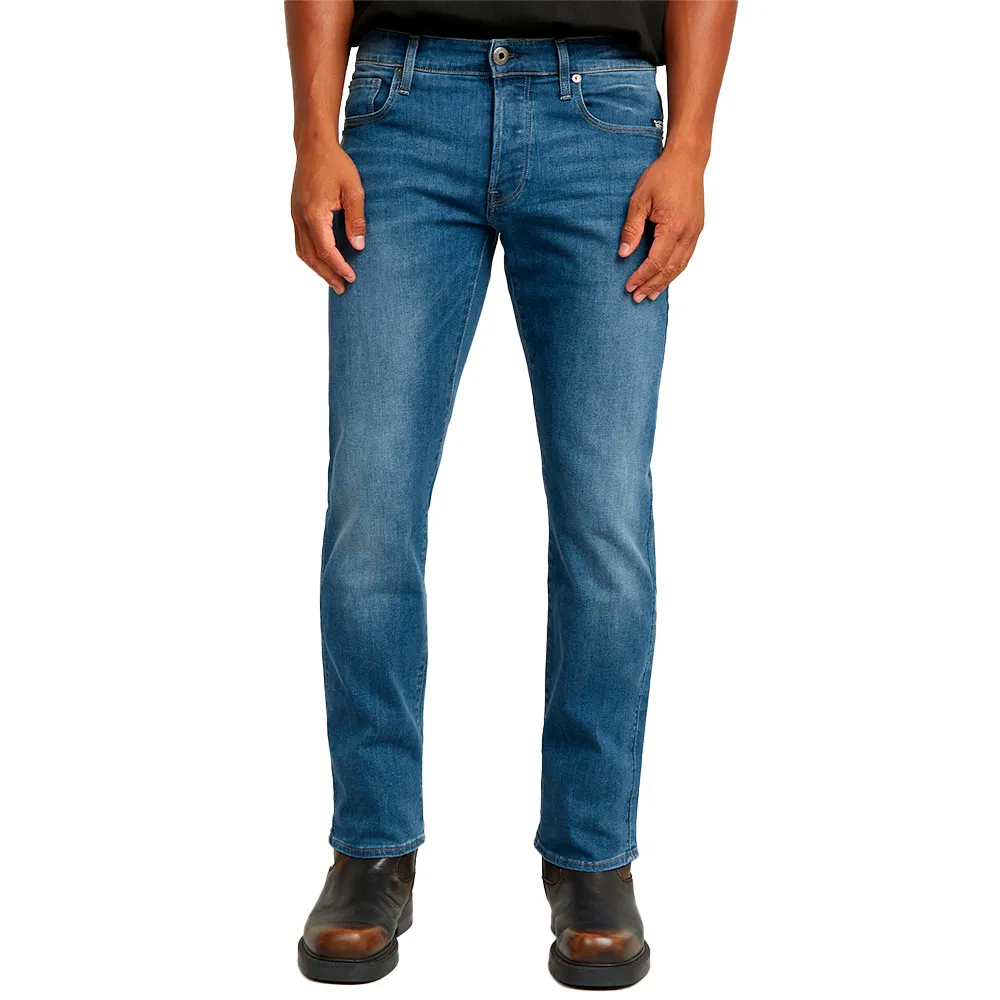 Джинсы G-Star 3301 Straight, синий
Джинсы G-Star 3301 Straight, синий