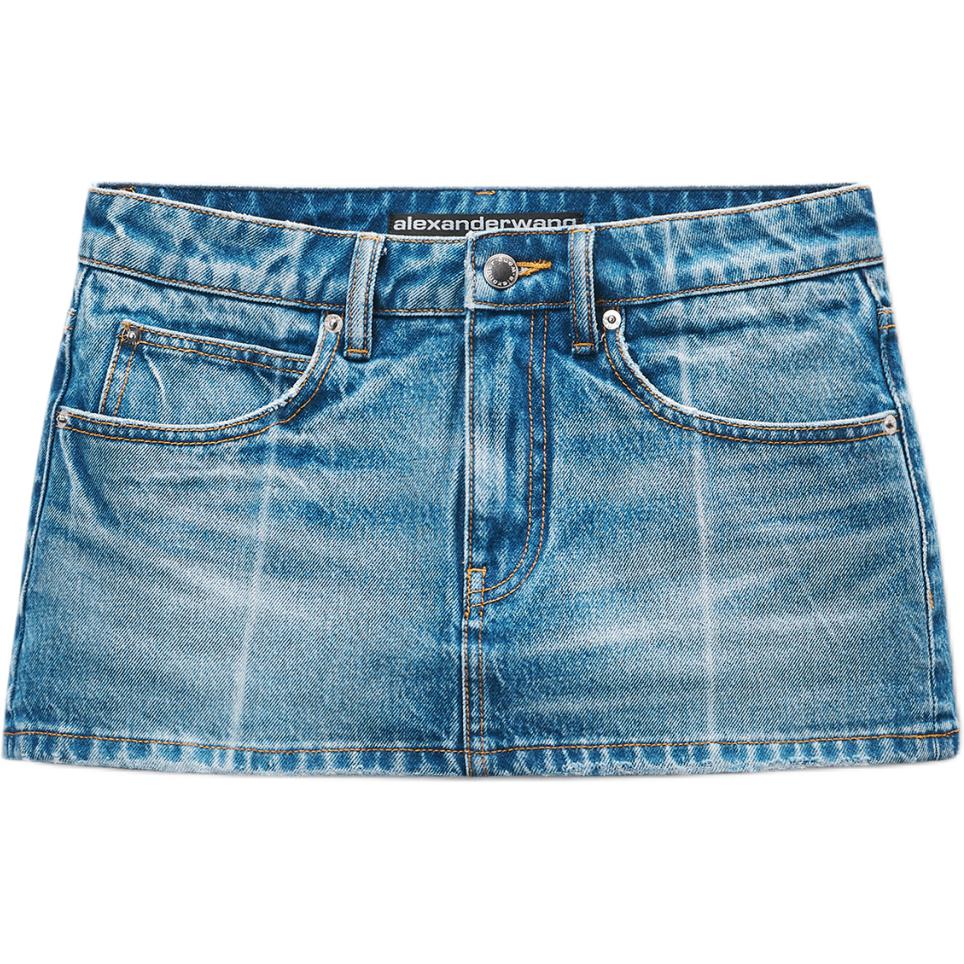 Шорты Faded Fold line Denim Skirt Alexander Wang, синий
Шорты Faded Fold line Denim Skirt Alexander Wang, синий