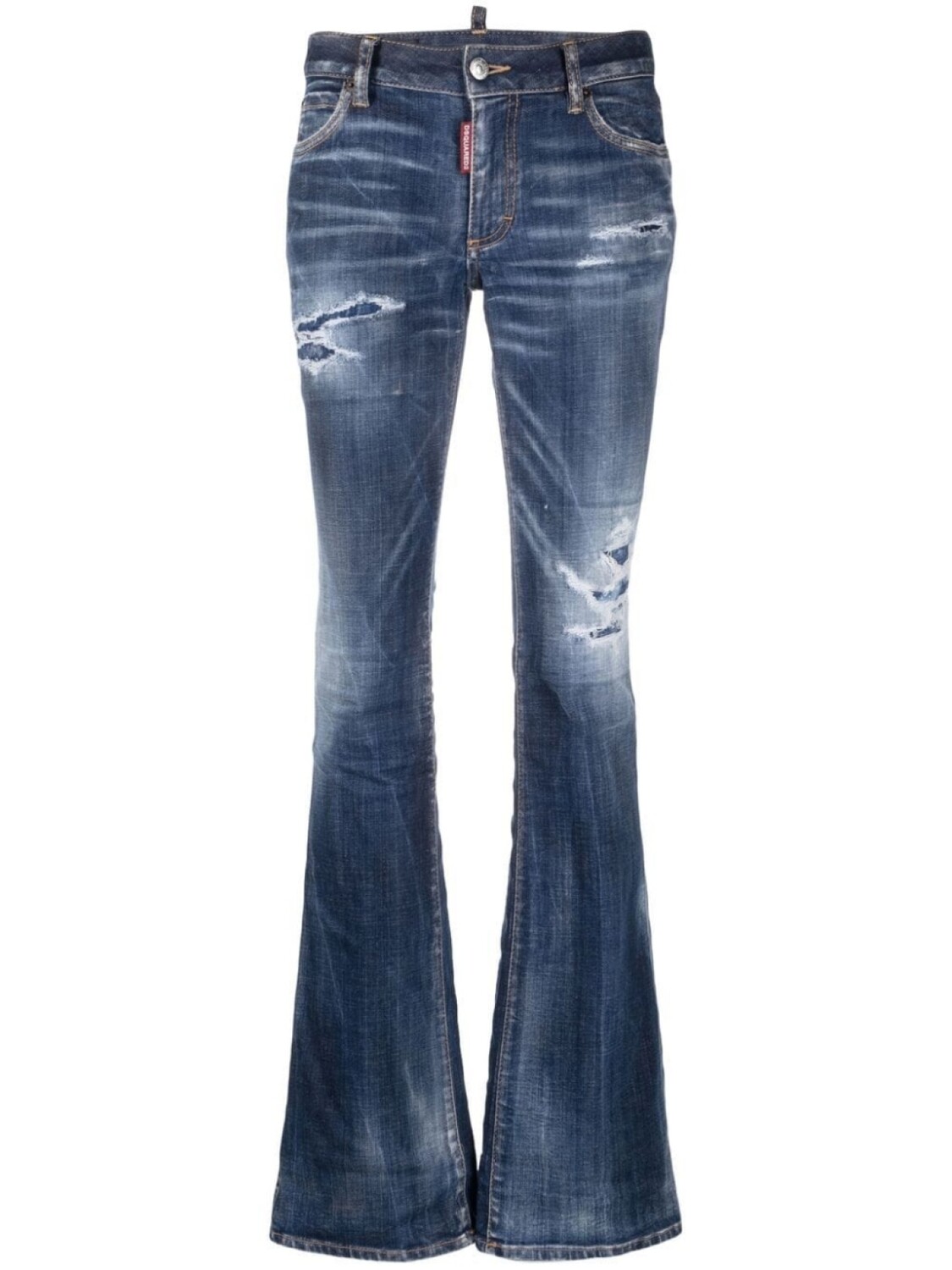 Dsquared2 distressed flared jeans, синий
Dsquared2 distressed flared jeans, синий