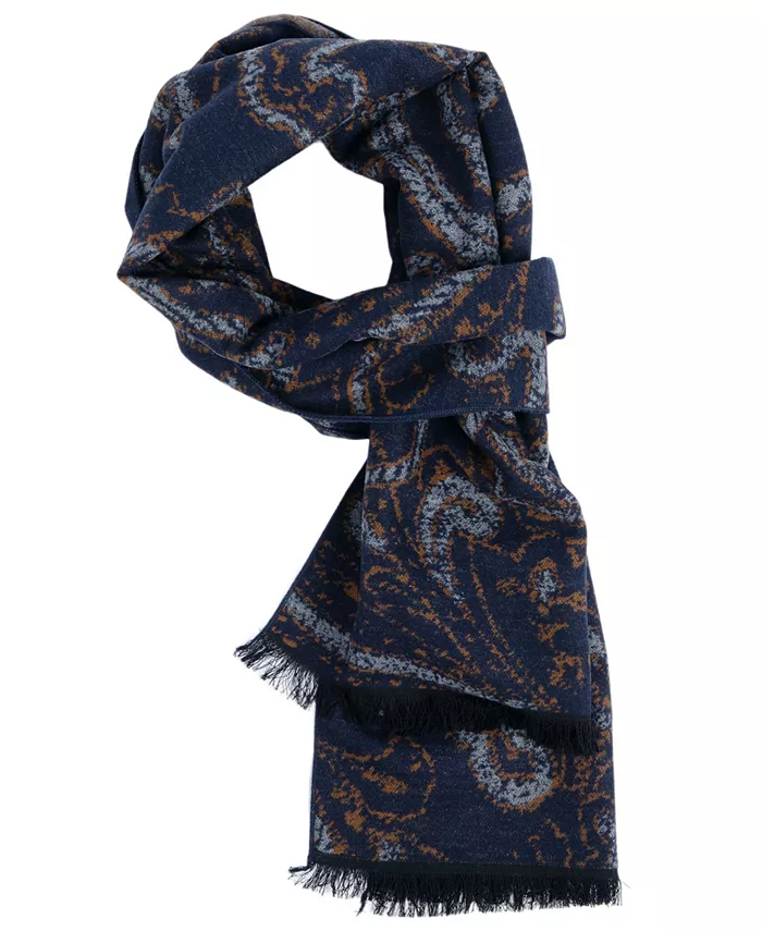 Мужской шарф с узором пейсли Ted Baker, синий
Мужской шарф с узором пейсли Ted Baker, синий
