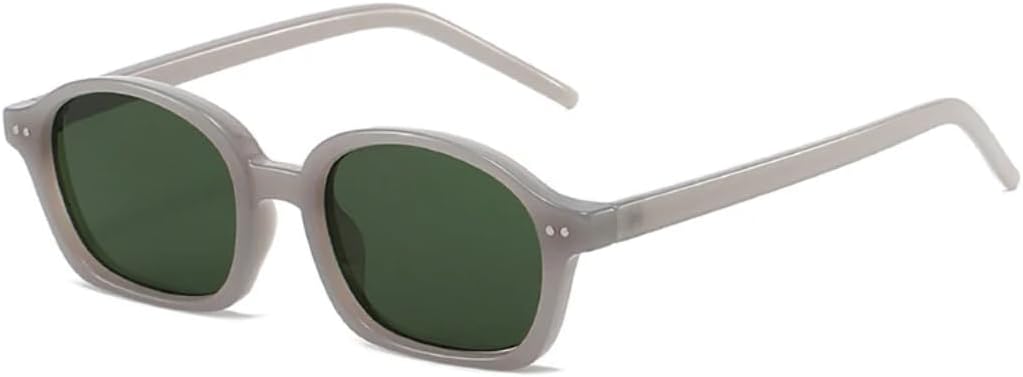 Модные маленькие овальные солнцезащитные очки желейного цвета для женщин, защита от УФ-излучения UV400, модные градиентные очки для мужчин в стиле панк с заклепками HHZZYVY, Grey Dark Green
Модные маленькие овальные солнцезащитные очки желейного цвета для женщин, защита от УФ-излучения UV400, модные градиентные очки для мужчин в стиле панк с заклепками HHZZYVY, Grey Dark Green