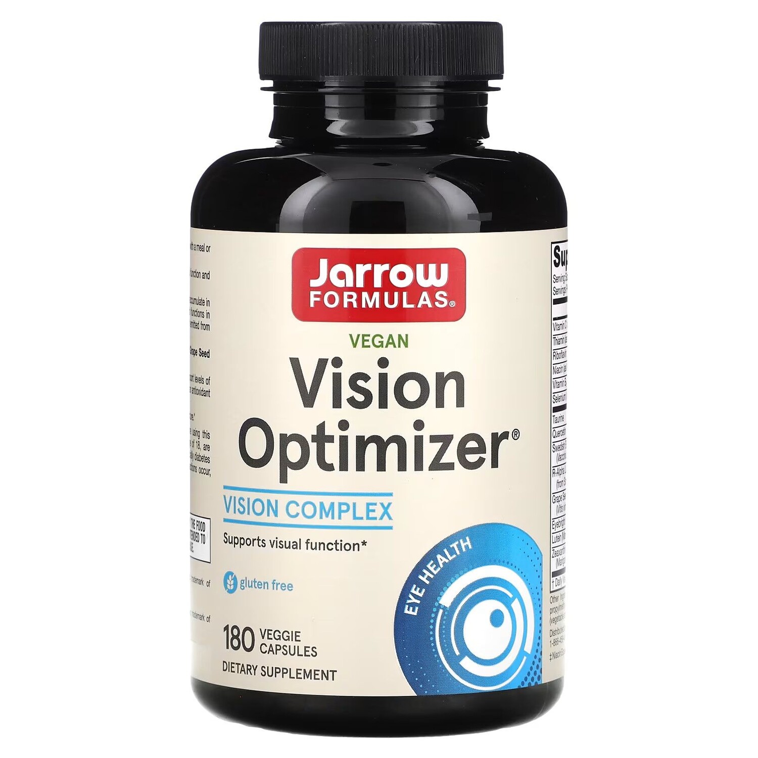 Jarrow Formulas Vision Optimizer 180 Veggie Caps
Jarrow Formulas Vision Optimizer 180 Veggie Caps
