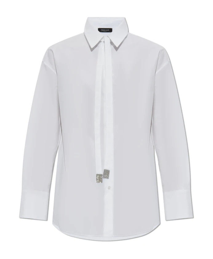 Рубашка с галстуком Fabiana Filippi, белый
Рубашка с галстуком Fabiana Filippi, белый