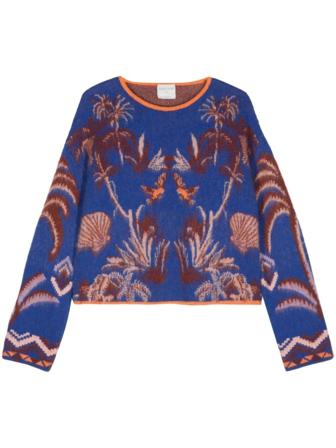 Forte Forte джемпер с принтом, синий
Forte Forte джемпер с принтом, синий