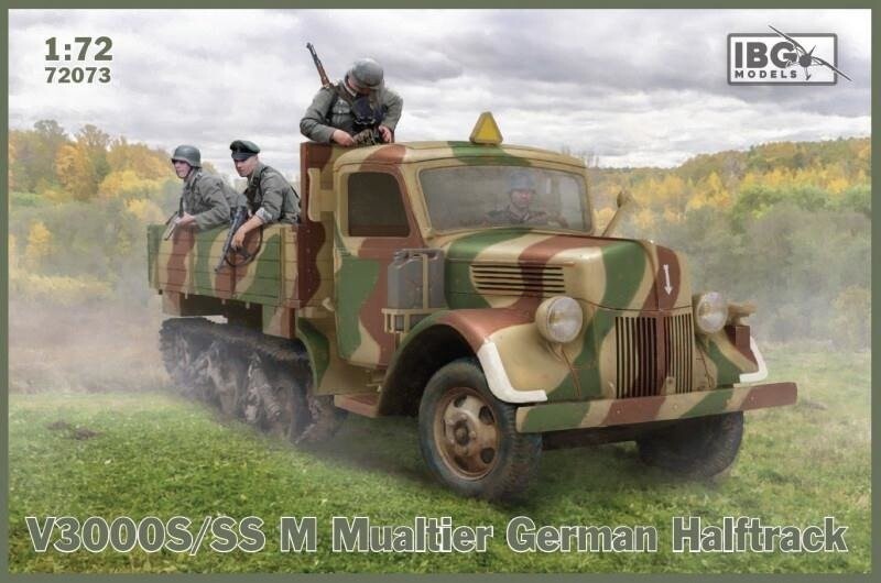 IBG, V3000S/SSM Maultier German Halftrack, пластиковая модель IBG Models
IBG, V3000S/SSM Maultier German Halftrack, пластиковая модель IBG Models