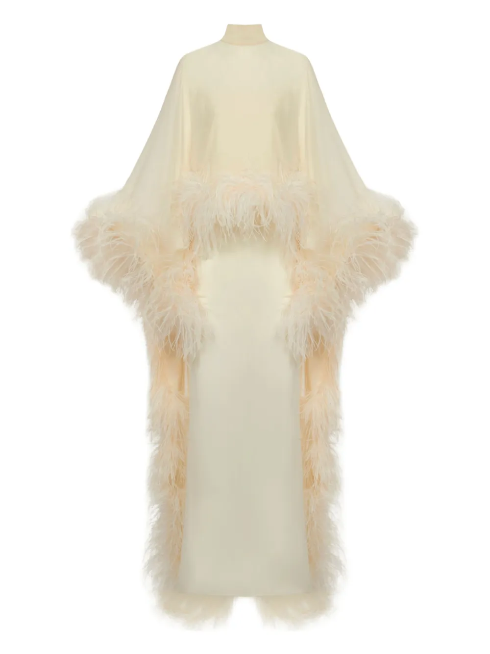 Платье макси с перьями Taller Marmo, нейтральный
Платье макси с перьями Taller Marmo, нейтральный