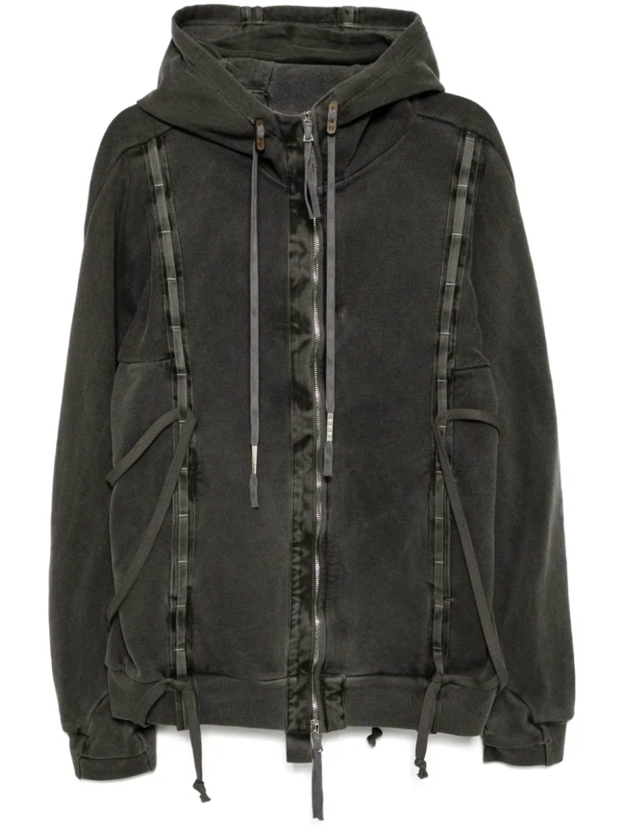 Boris Bidjan Saberi худи на молнии, серый
Boris Bidjan Saberi худи на молнии, серый