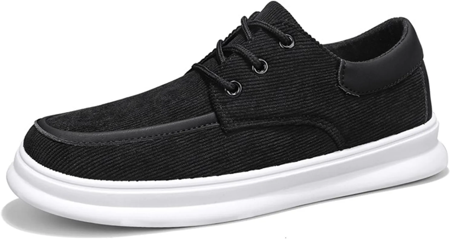 Мужские кеды на шнуровке Canvas с низким верхом, платформой, круглым носком, плоской подошвой, мягкой стелькой, удобные для ходьбы и вождения, повседневные уличные модные шнурованные туфли XOEKD, черный
Мужские кеды на шнуровке Canvas с низким верхом, платформой, круглым носком, плоской подошвой, мягкой стелькой, удобные для ходьбы и вождения, повседневные уличные модные шнурованные туфли XOEKD, черный