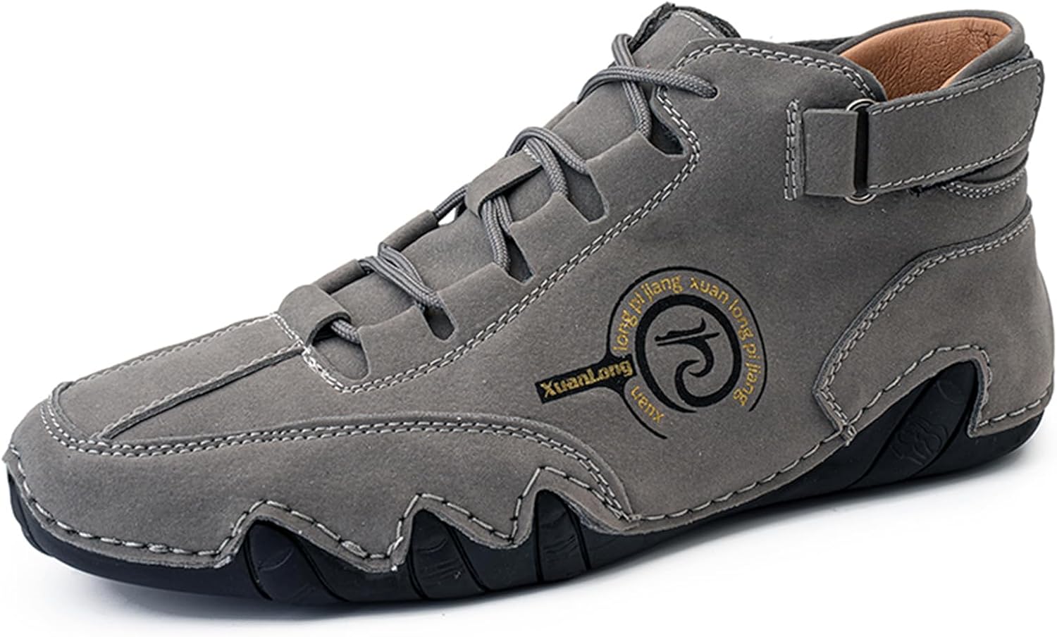 Мужские водонепроницаемые кожаные высокие кеды ручной работы, ботинки Чукка для ходьбы и походов, утепленные повседневные ботинки до щиколотки Abborora, серый
Мужские водонепроницаемые кожаные высокие кеды ручной работы, ботинки Чукка для ходьбы и походов, утепленные повседневные ботинки до щиколотки Abborora, серый