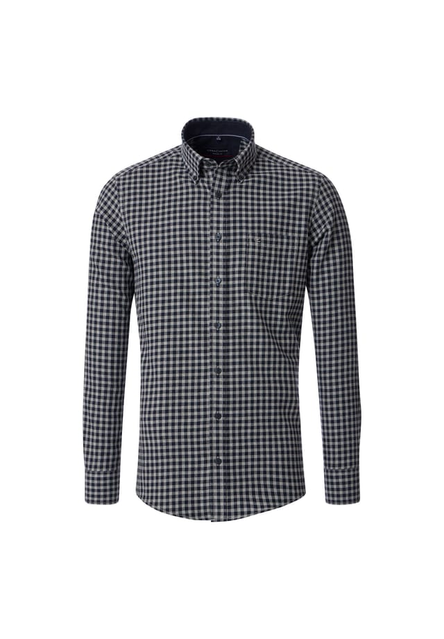 Рубашка свободного кроя в клетку Casamoda, синий
Рубашка свободного кроя в клетку Casamoda, синий