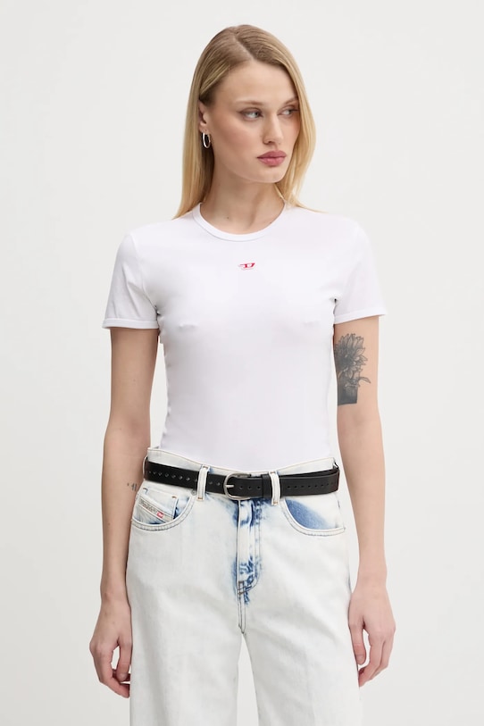 Хлопковая футболка T-UNCUTIE-LONG-D Diesel, белый 
Хлопковая футболка T-UNCUTIE-LONG-D Diesel, белый