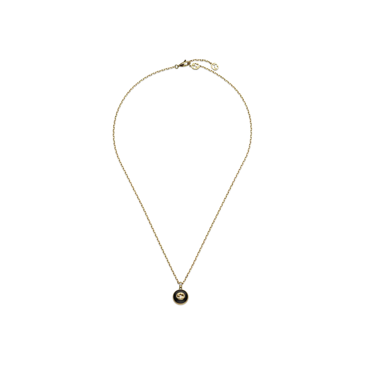 Колье Gucci из желтого золота и оникса
Колье Gucci из желтого золота и оникса