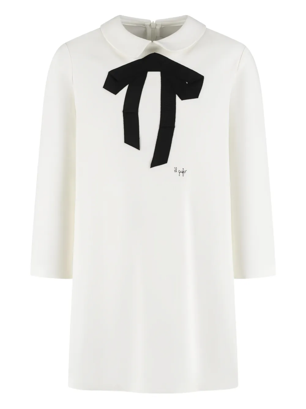 Платье с бантом Il Gufo, белый
Платье с бантом Il Gufo, белый