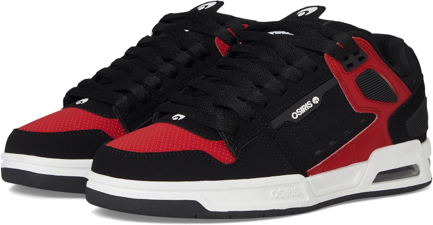 Мужские скейтбордистские кроссовки Osiris Peril, белый/черный/красный
Мужские скейтбордистские кроссовки Osiris Peril, белый/черный/красный