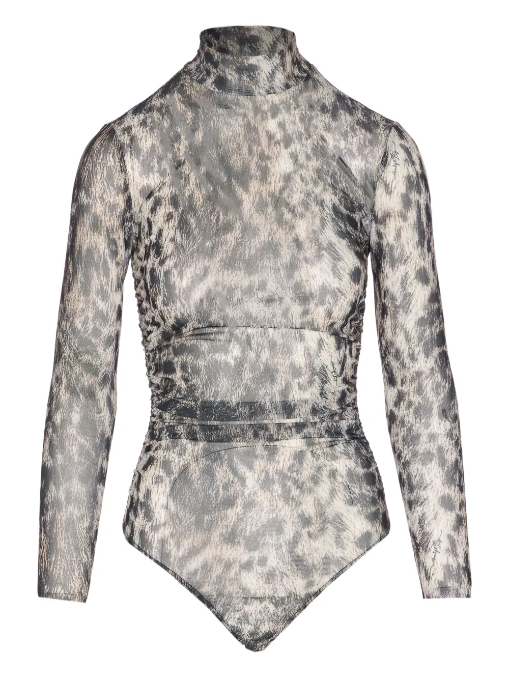 Боди с высоким воротом и леопардовым принтом Aniye By, черный
Боди с высоким воротом и леопардовым принтом Aniye By, черный