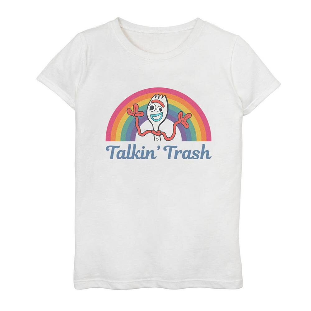 Футболка с радужным рисунком "Talkin' Trash" Disney/Pixar's Toy Story 4 Forky Girls 7-16 Disney / Pixar, белый
Футболка с радужным рисунком "Talkin' Trash" Disney/Pixar's Toy Story 4 Forky Girls 7-16 Disney / Pixar, белый