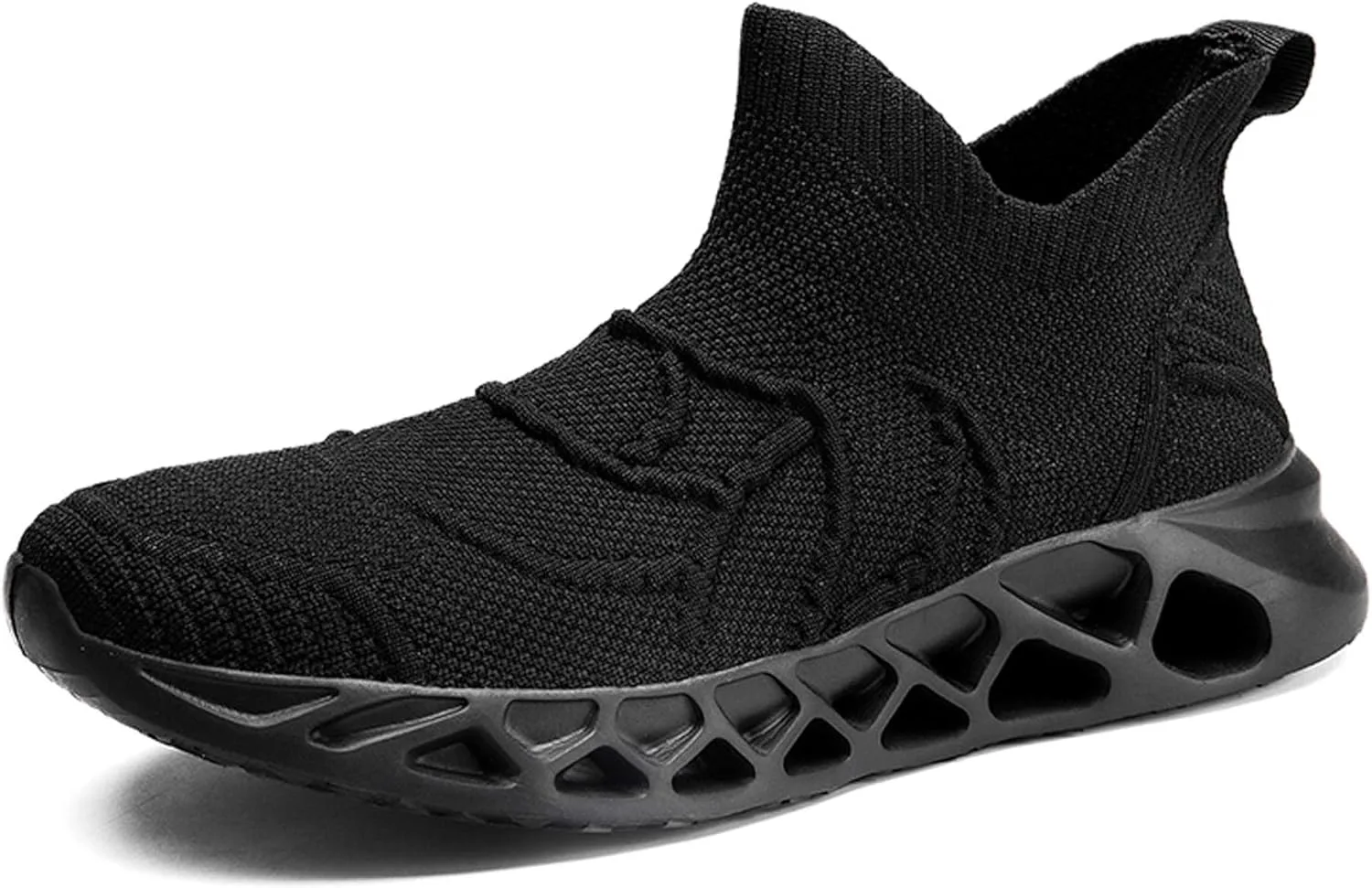 Мужские вязаные повседневные кроссовки с мягкой подошвой, амортизацией, спортивные беговые кроссовки, повседневные беговые кроссовки для улицы, противоскользящие легкие прогулочные кроссовки GeRRiT, черный
Мужские вязаные повседневные кроссовки с мягкой подошвой, амортизацией, спортивные беговые кроссовки, повседневные беговые кроссовки для улицы, противоскользящие легкие прогулочные кроссовки GeRRiT, черный