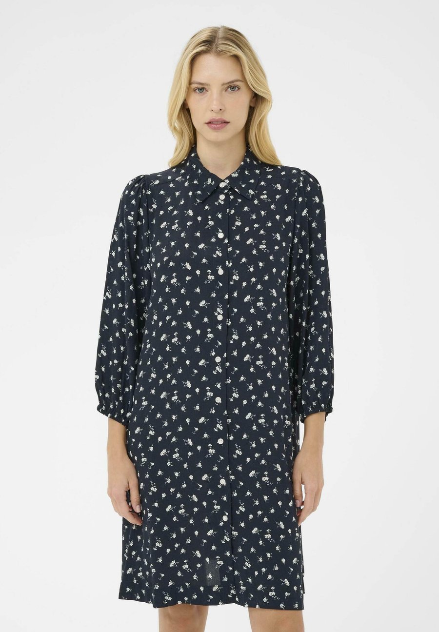 Платье Part Two Shirt dress, Dark Navy Fragile Print/Black
Платье Part Two Shirt dress, Dark Navy Fragile Print/Black