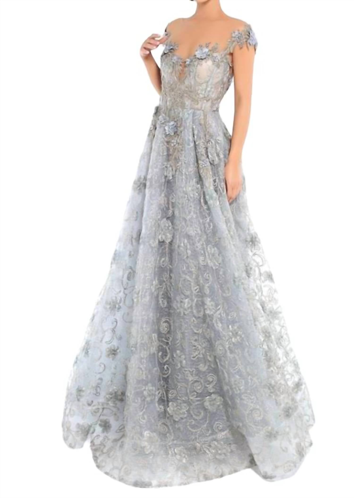 Ball Bown In Claudy Blue Tarik Ediz
Ball Bown In Claudy Blue Tarik Ediz