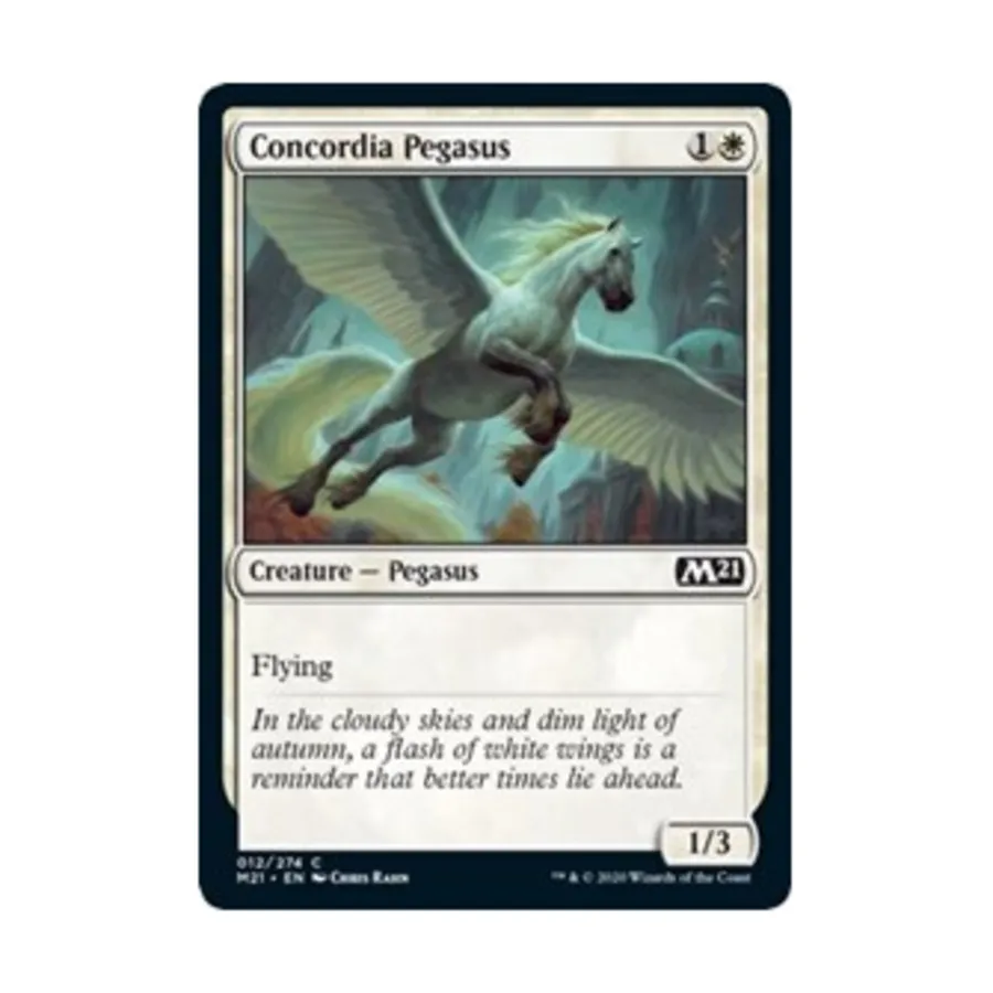 CCG Конкордия Пегас (К), MTG - Core Set 2021
CCG Конкордия Пегас (К), MTG - Core Set 2021