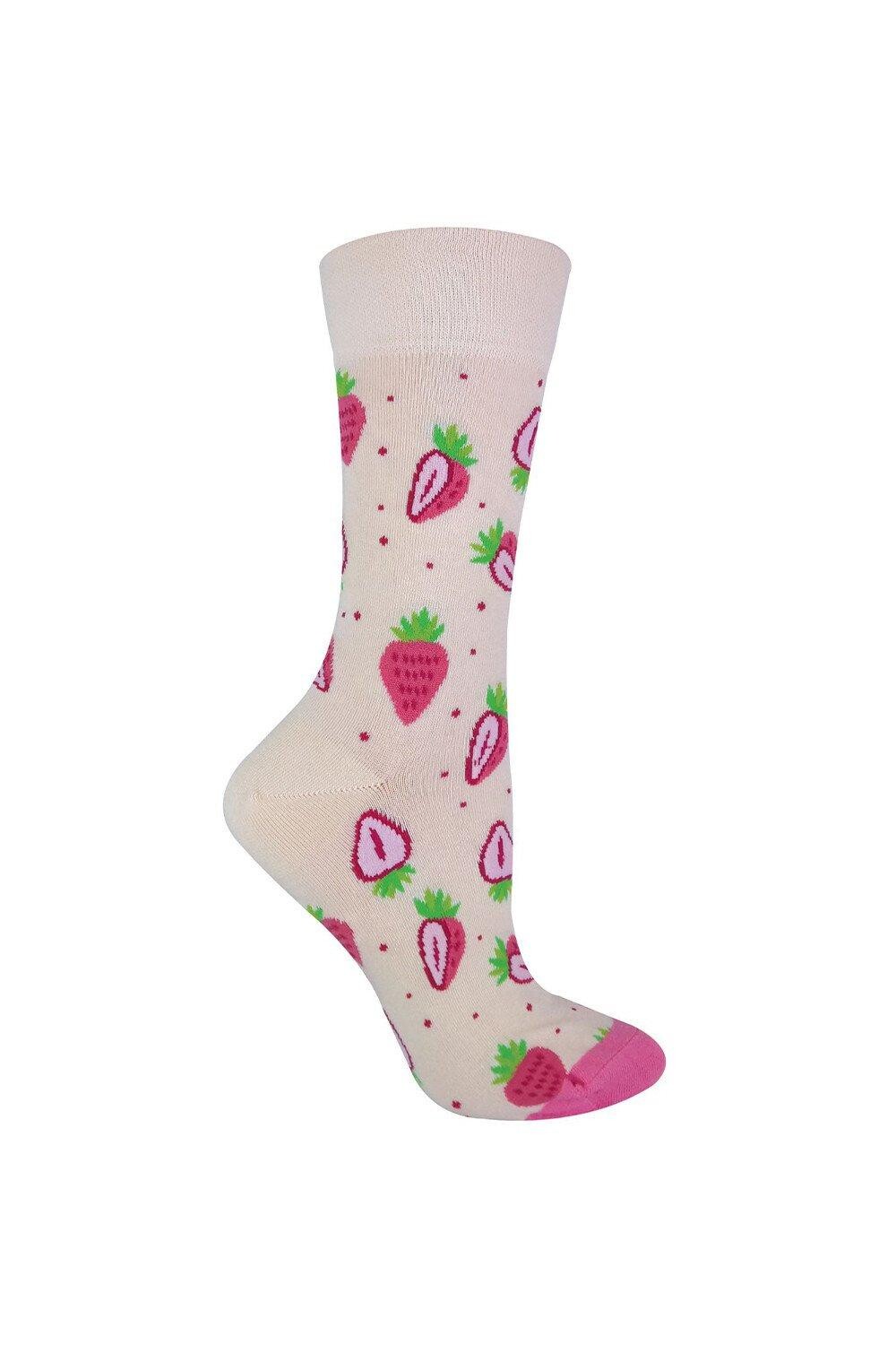 Мягкие хлопковые носки с необычным фруктовым дизайном Sock Snob, розовый
Мягкие хлопковые носки с необычным фруктовым дизайном Sock Snob, розовый