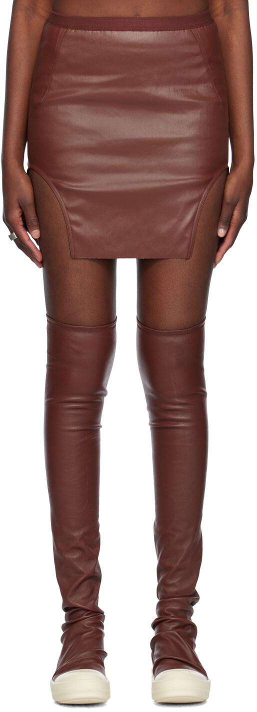 Коричневая джинсовая мини-юбка Diana Rick Owens
Коричневая джинсовая мини-юбка Diana Rick Owens