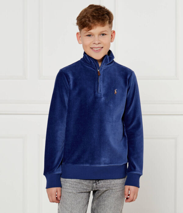Толстовка детская Polo Ralph Lauren с воротником на молнии, синий
Толстовка детская Polo Ralph Lauren с воротником на молнии, синий