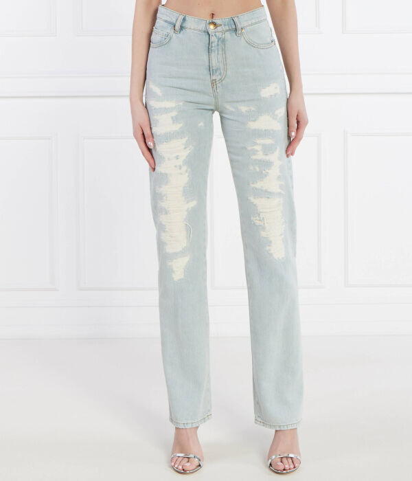 Джинсы Pinko Roxanne Straight Fit, голубой
Джинсы Pinko Roxanne Straight Fit, голубой