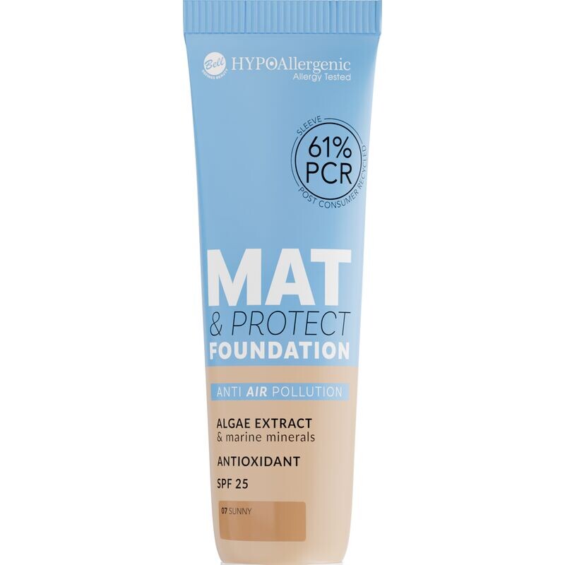 Тональный крем Mat & Protect Foundation SPF 25 07 Солнечный HYPOAllergenic, 30 g
Тональный крем Mat & Protect Foundation SPF 25 07 Солнечный HYPOAllergenic, 30 g