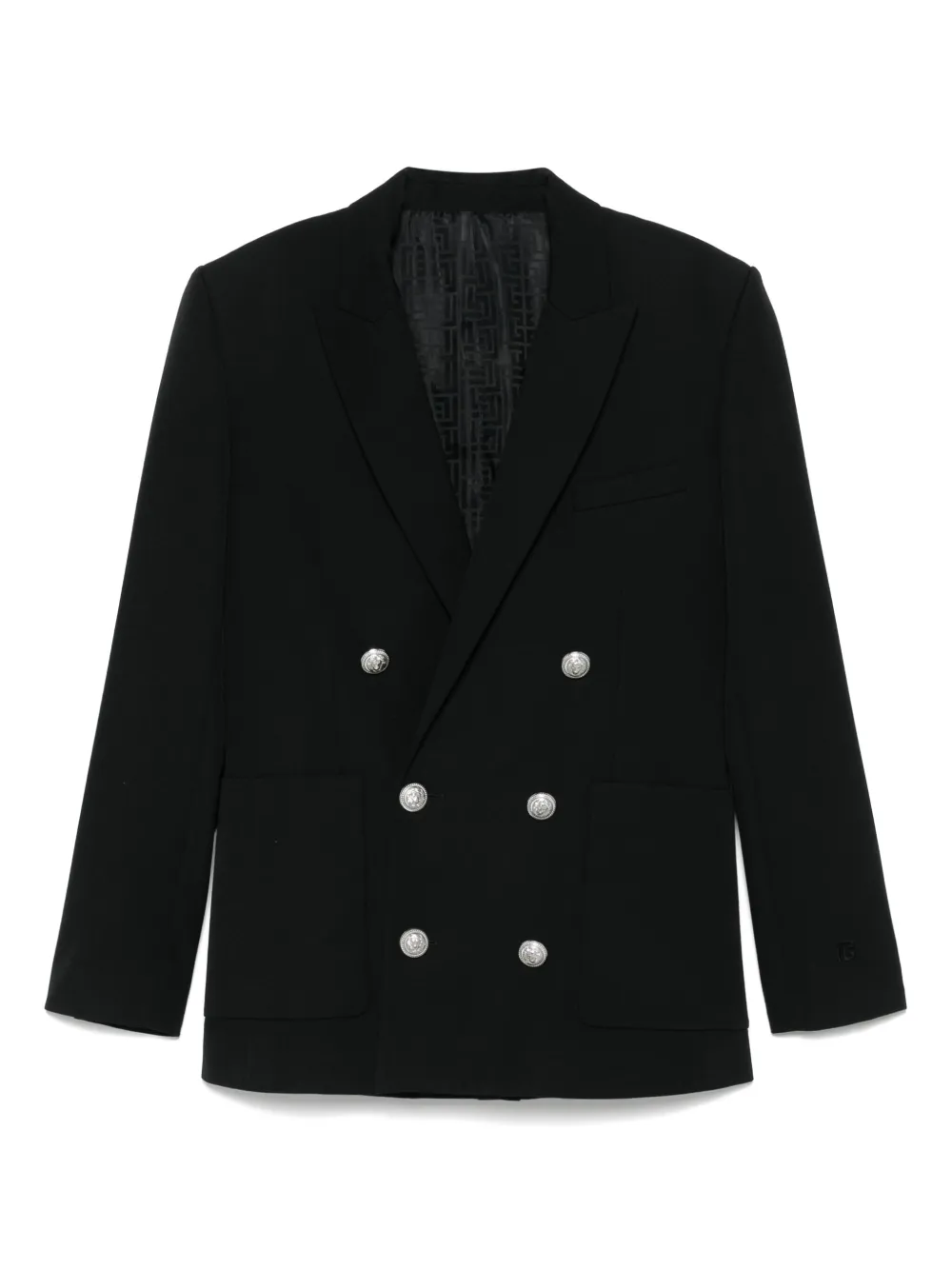 Двубортный пиджак BALMAIN, черный
Двубортный пиджак BALMAIN, черный