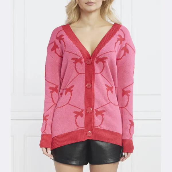 Кардиган классического кроя Adelphi Pinko, розовый
Кардиган классического кроя Adelphi Pinko, розовый